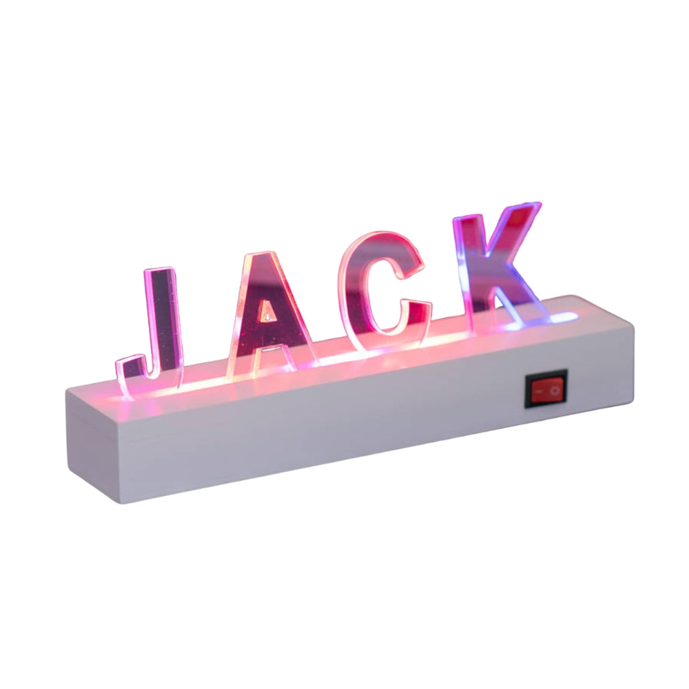Personalised Light Up LED Letter Stand