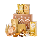 Gingerbread Christmas Gift Box Festive Biscuits Chocolate & Mince Pie Fudge Hamper