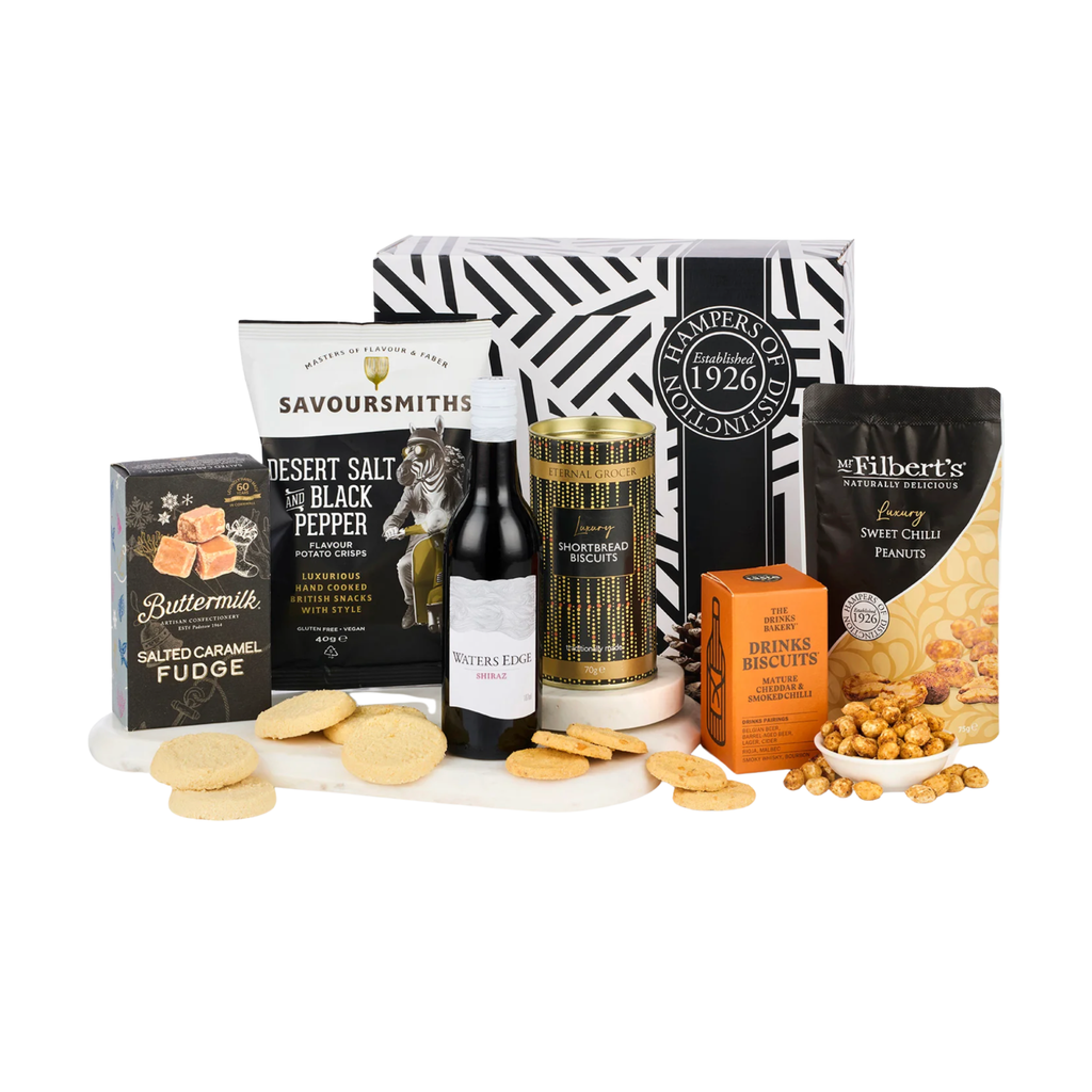 Red Wine Gift Box Mini Shiraz Salted Caramel Fudge & Gourmet Treats