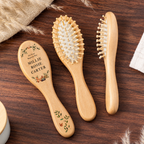Personalised Christening Keepsake Baby Hairbrush