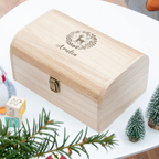 Personalised Christmas Woodland Keepsake Chest