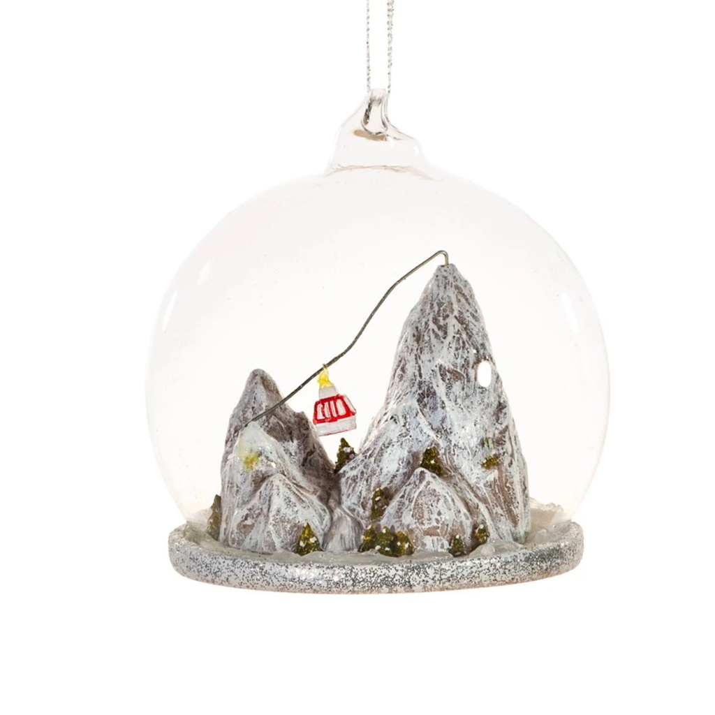 Personalised Ski Lift Christmas Bauble