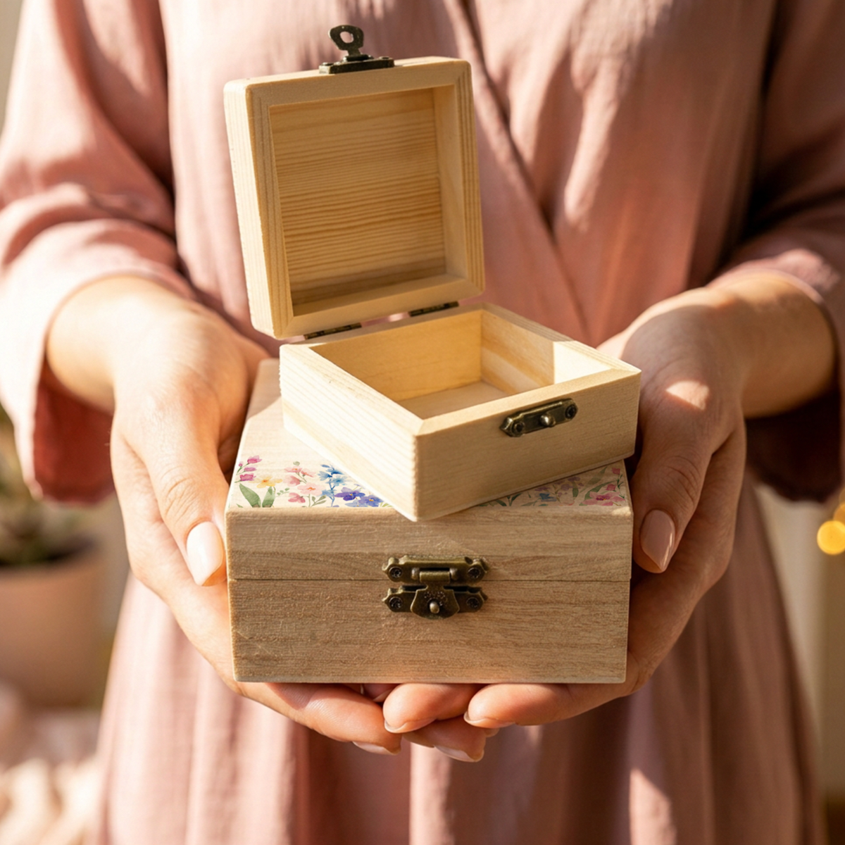 Personalised Teacher Gift Wooden Keepsake Box