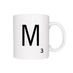 Personalised Scrabble Letter Initial Mug