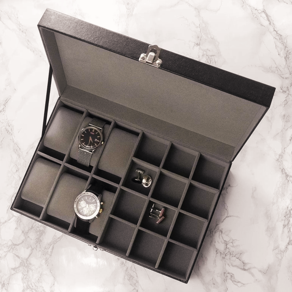 Personalised Watch & Cufflink Box