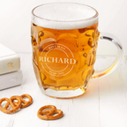 Personalised Dimpled Beer Tankard for Him