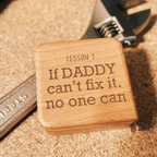 Personalised Beech Wooden Tape Measure