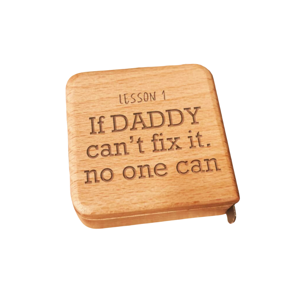 Personalised Beech Wooden Tape Measure
