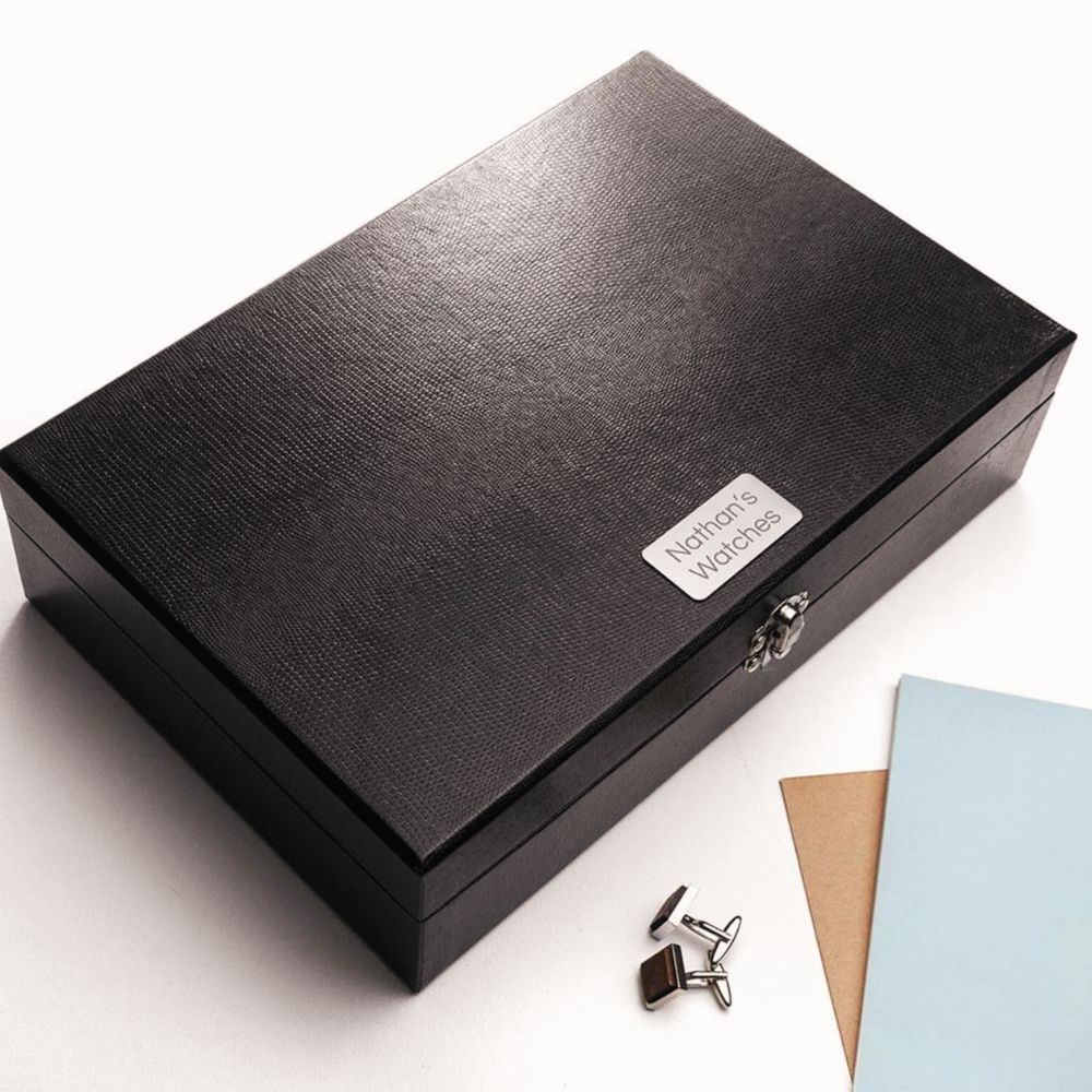 Personalised Watch & Cufflink Box