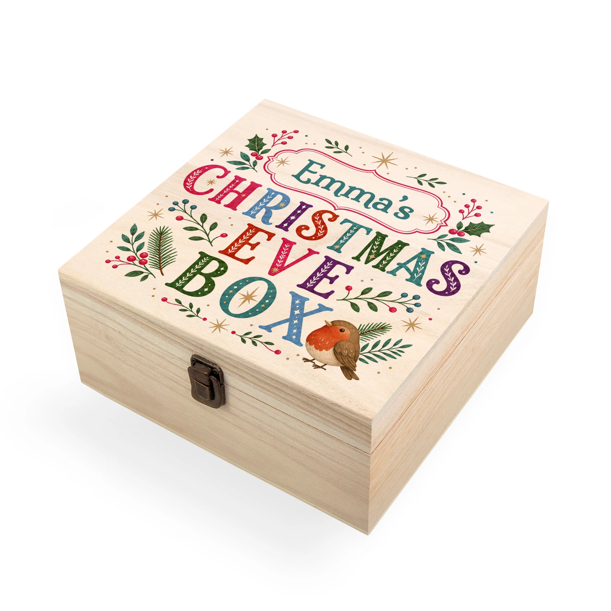 Personalised Winter Botanicals Christmas Eve Box