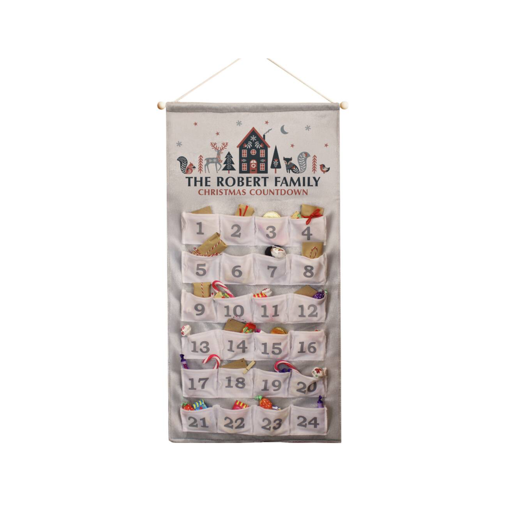 Personalised Pop-Up Christmas Advent Calendar