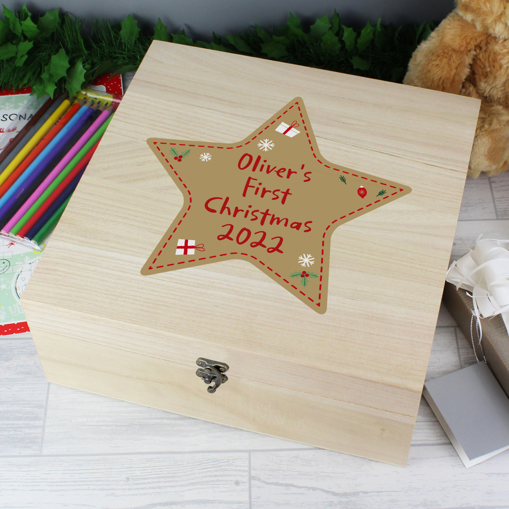 Personalised Star Christmas Eve Box