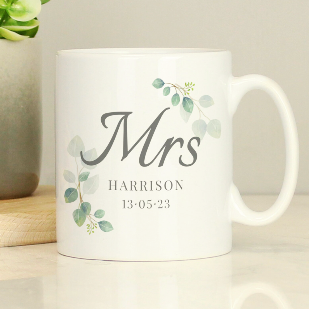 Wedding Gift Mug Idea Personalised Under £10 Each