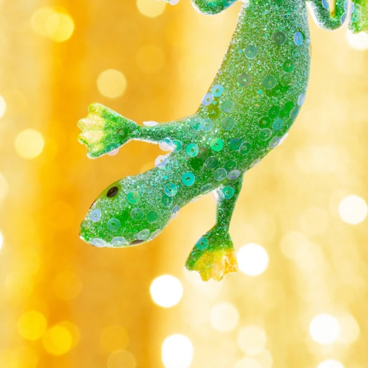 Personalised Lizard Shaped Christmas Bauble