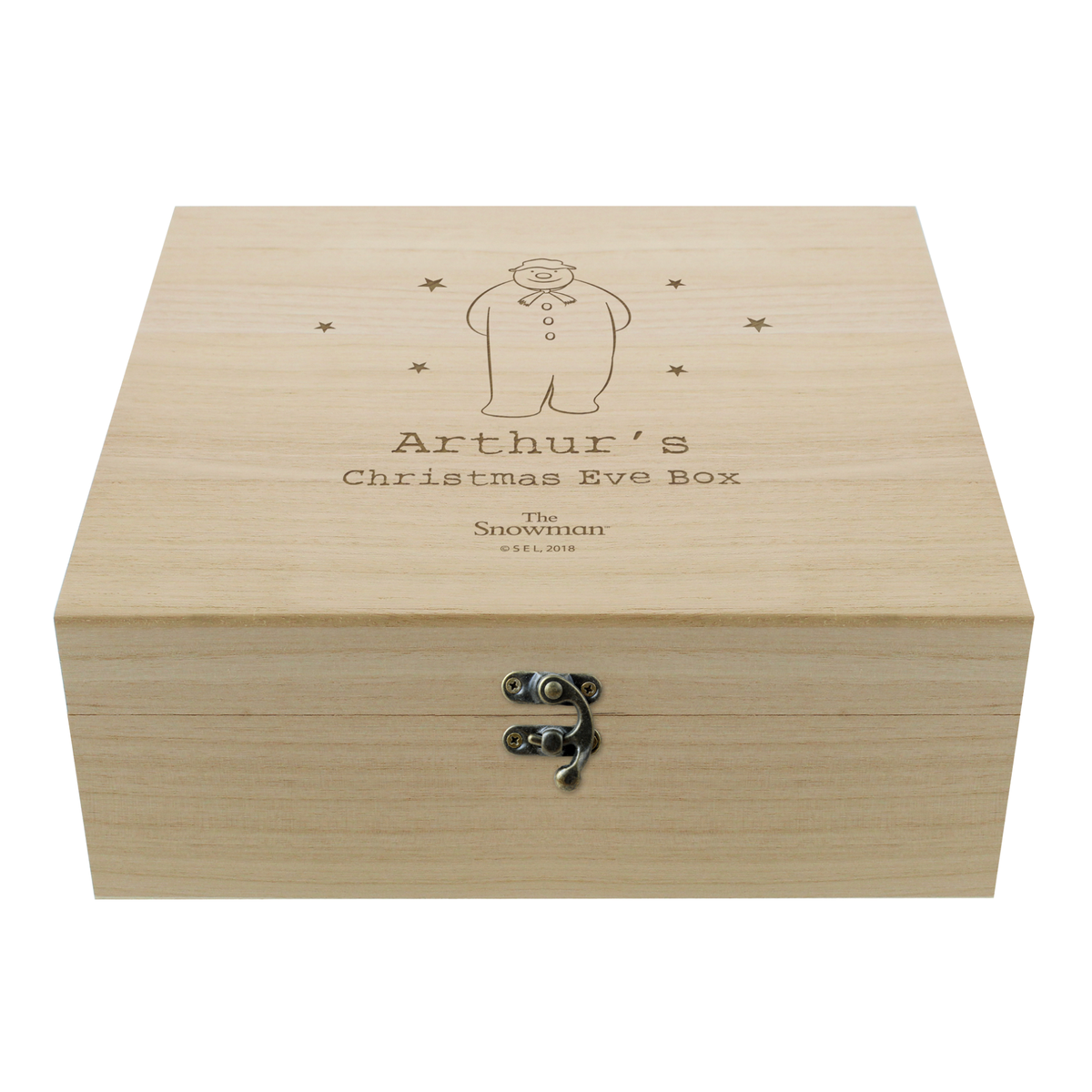 Personalised The Snowman Christmas Eve Box