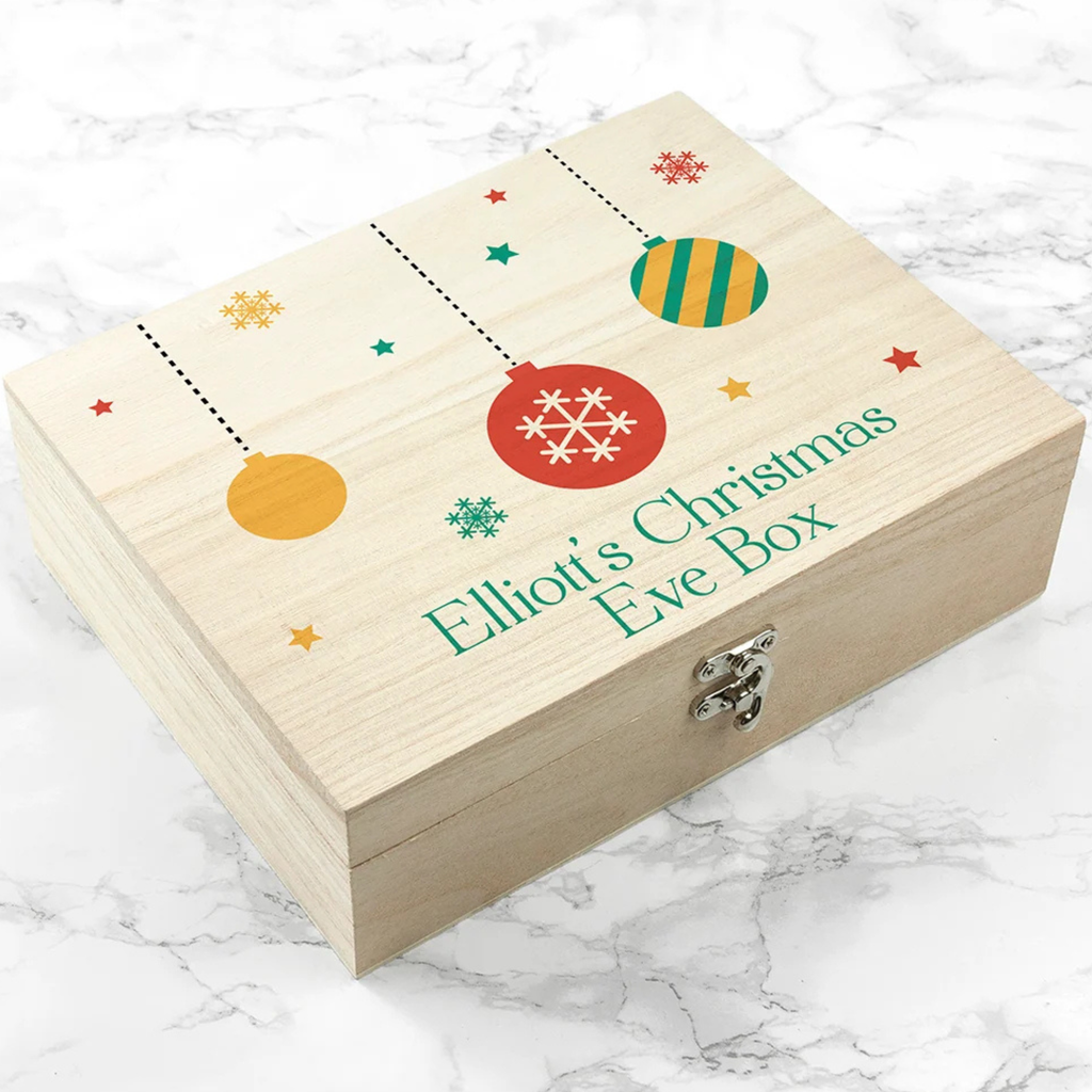 Personalised Bauble Christmas Eve Box