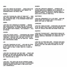 Text-based image with zodiac signs and humorous Latin translations on a white background