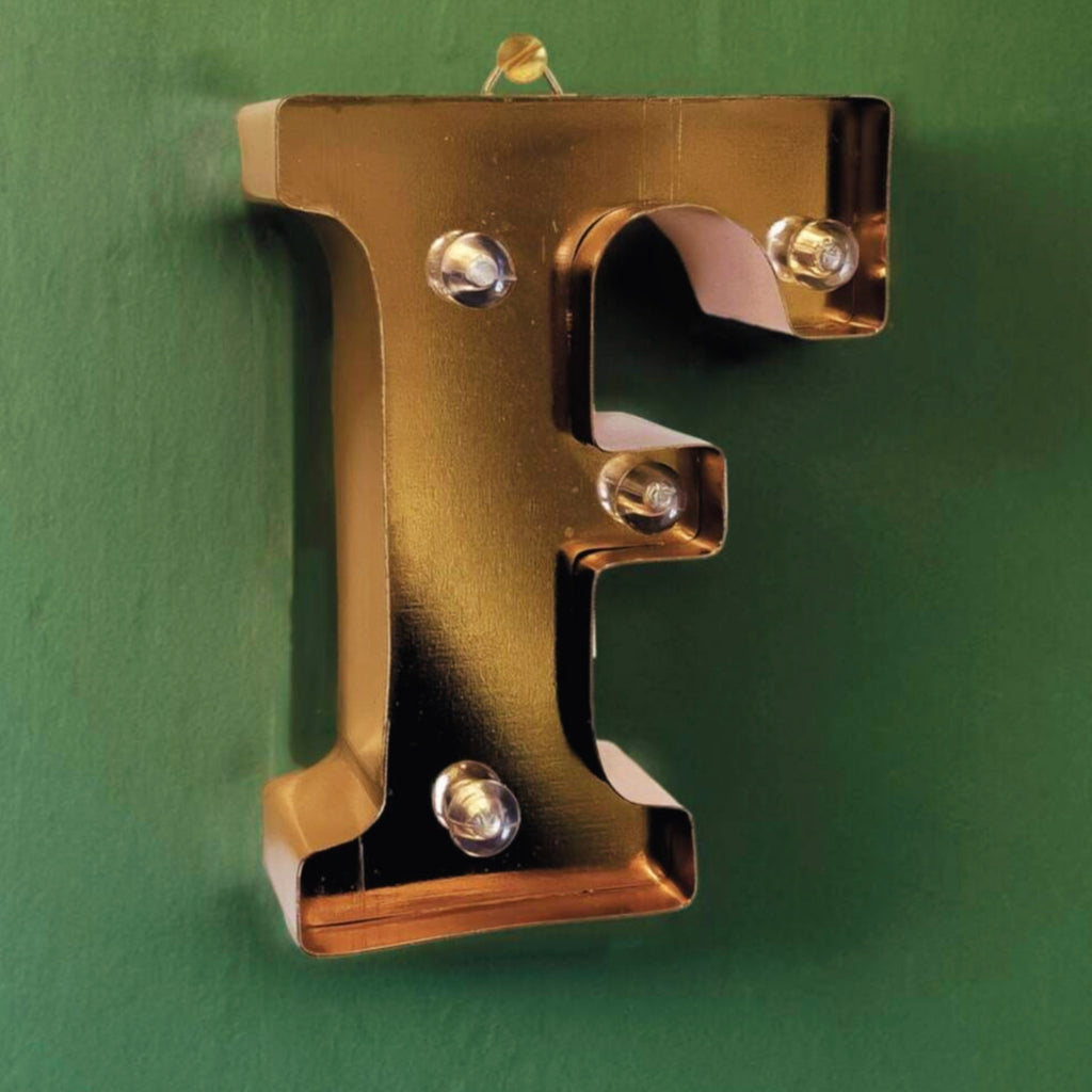 Copper Light Up Letters