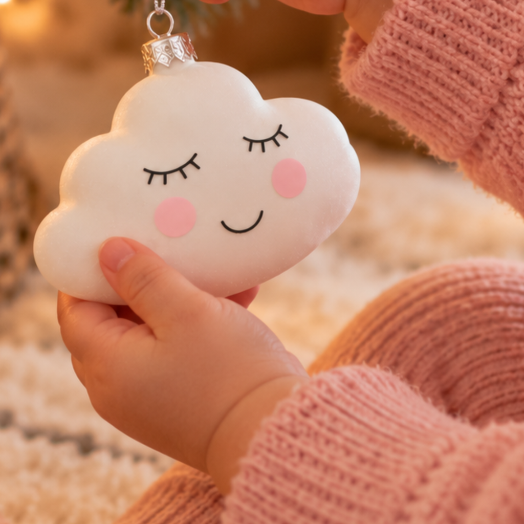 Personalised Sweet Dreams Cloud Christmas Bauble
