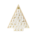 Personalised Wooden Christmas Tree Advent Calendar