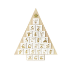 Personalised Wooden Christmas Tree Advent Calendar