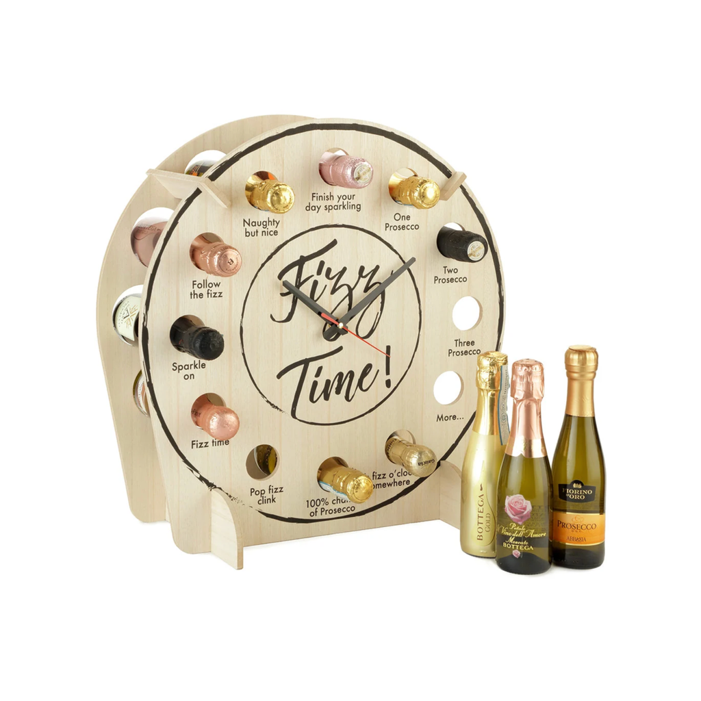 Prosecco O'Clock Advent Countdown Refillable Christmas Clock Calendar
