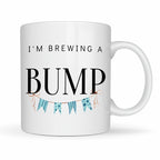 Brewing A Bump Mug Set Personalised New Parents Gift