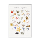 Personalised Sweet Nursery Alphabet Print