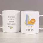 Personalised Animal Alphabet Melamine Mug