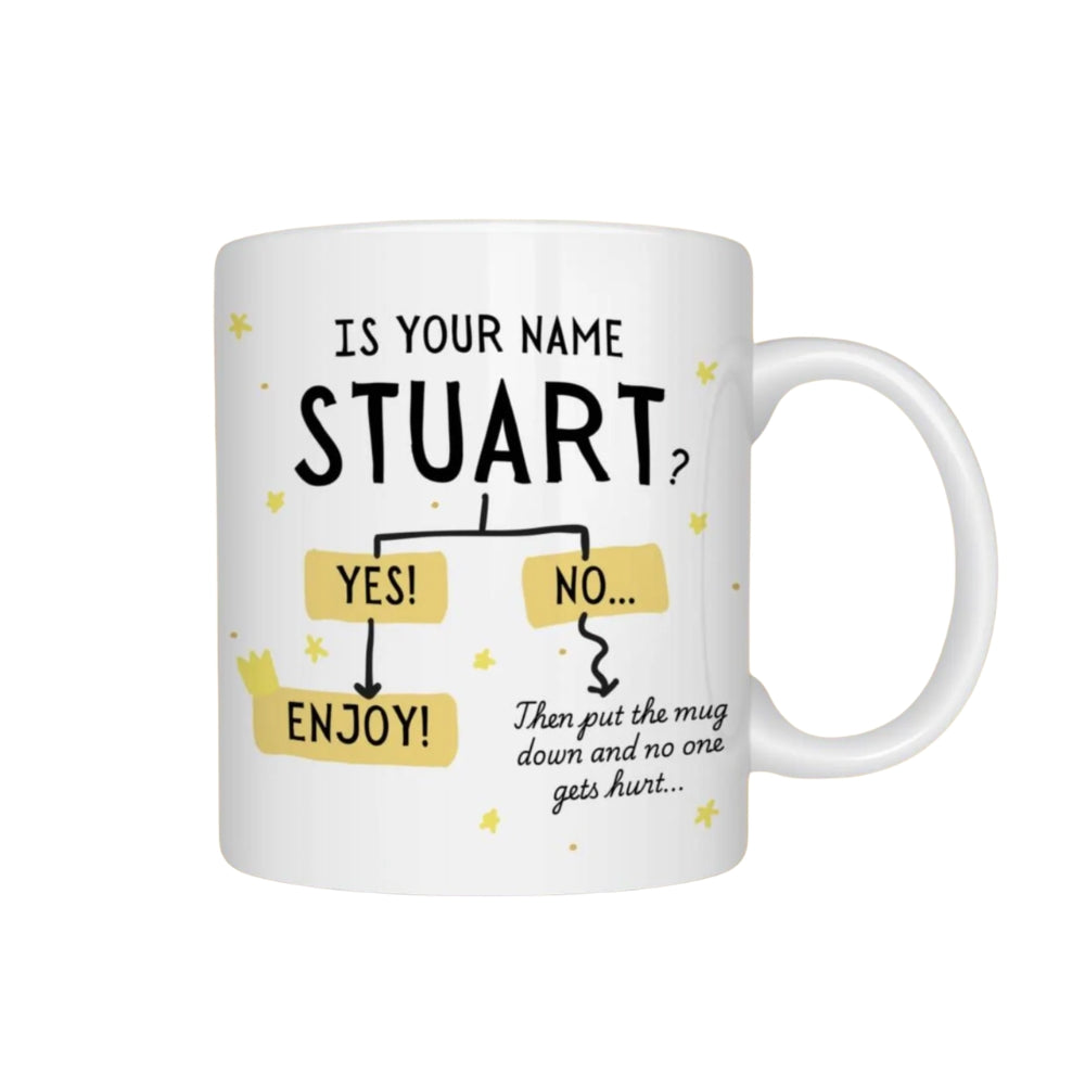 Funny Flowchart Name Mug