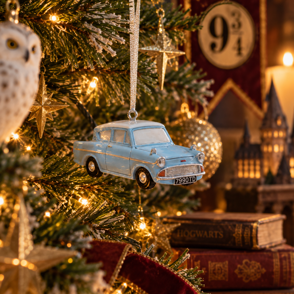 Harry Potter Flying Car Christmas Tree Decoration