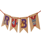 Wooden Animal Bunting Letters