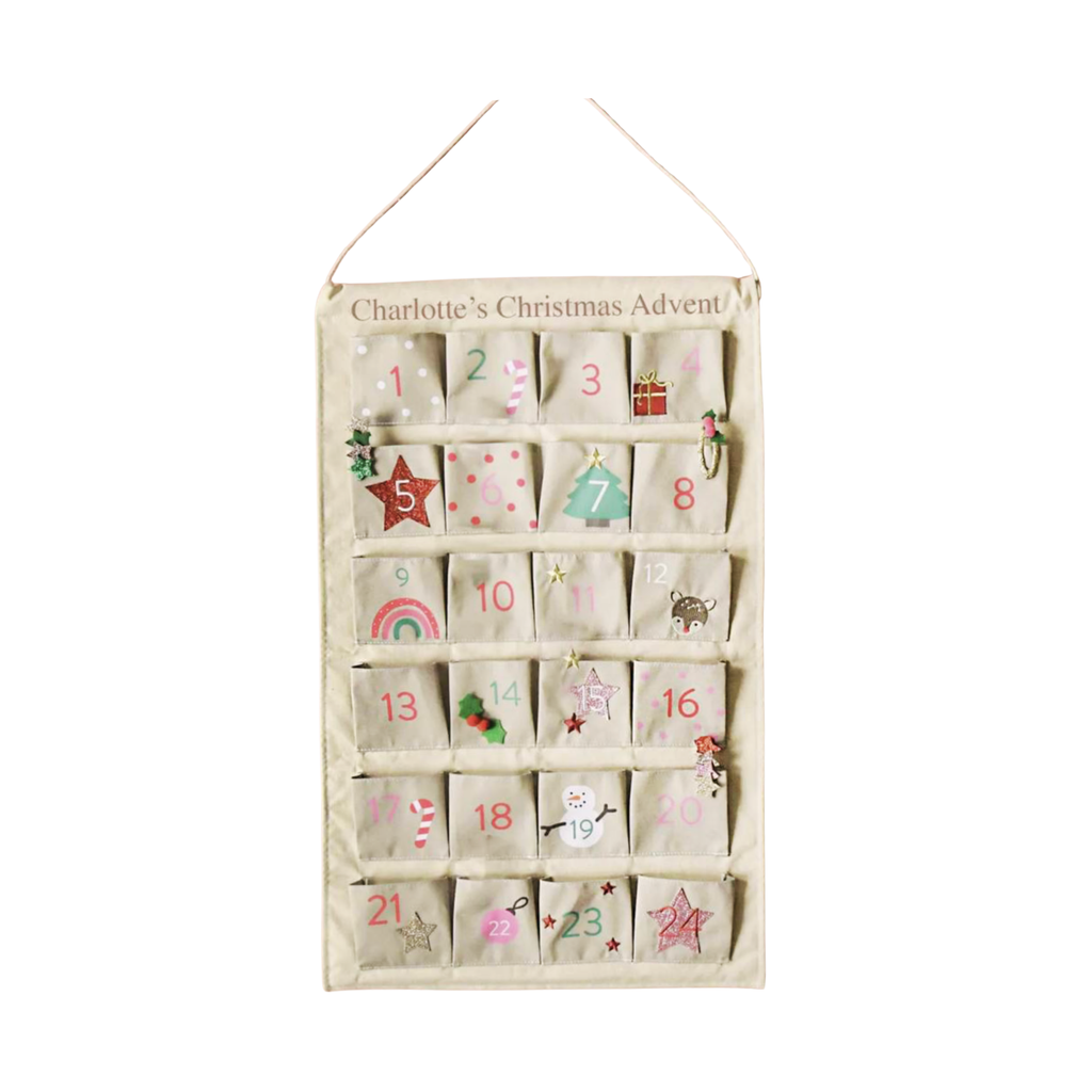 Personalised Christmas Fabric Advent Calendar