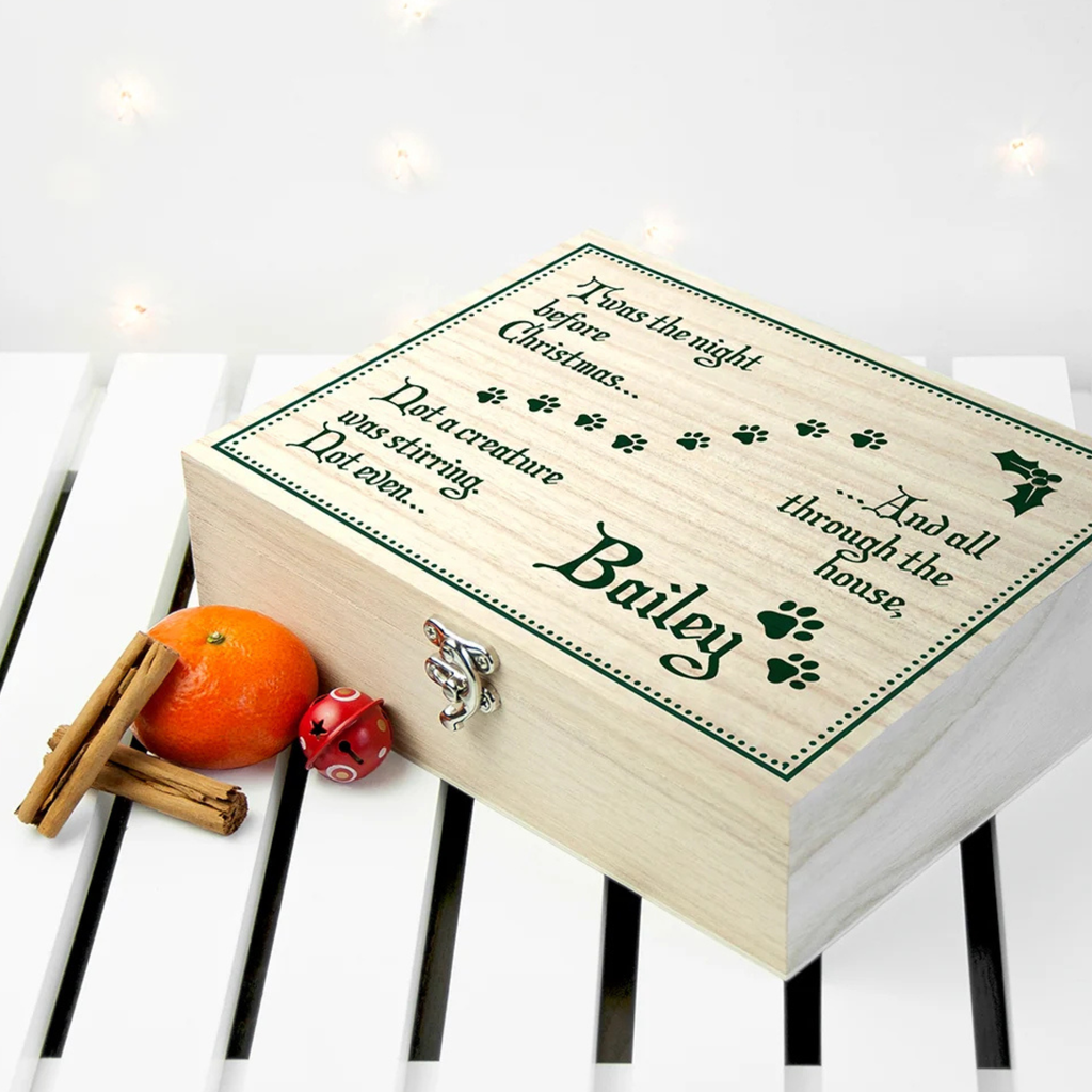 Personalised Pet's 'Twas the Night Before Christmas Eve Box
