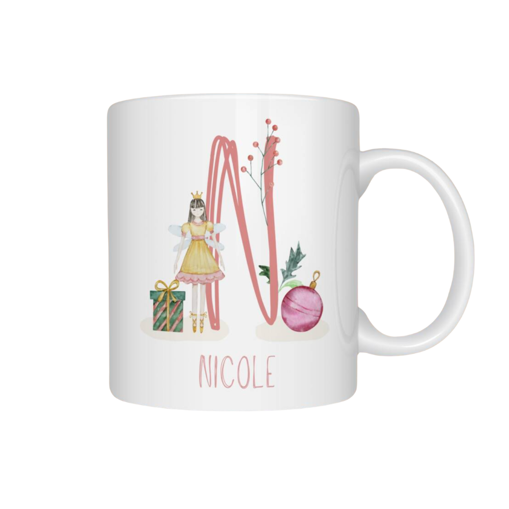 Personalised Nutcracker / Sugar Plum Fairy Christmas Mug