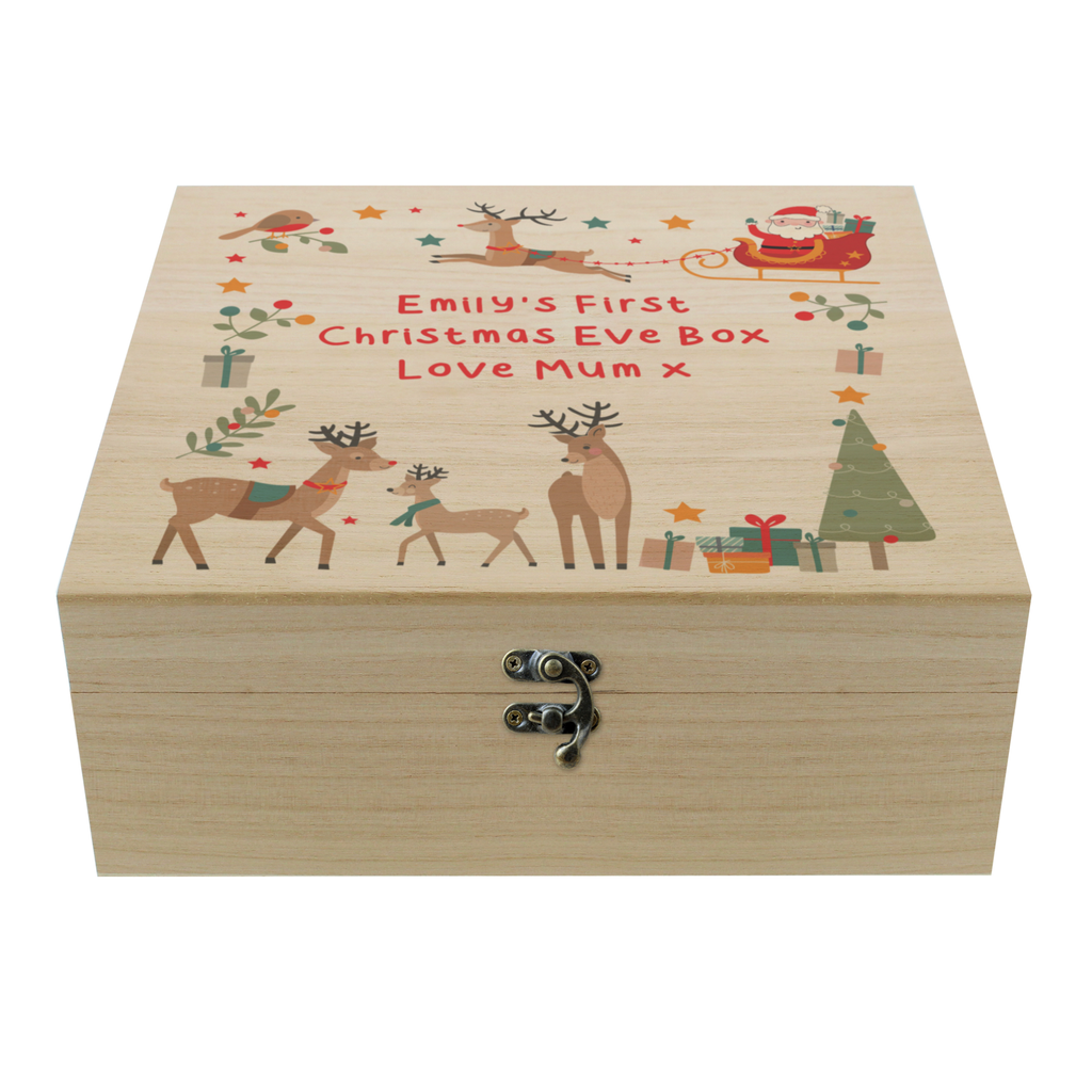 Personalised Reindeer Christmas Eve Box