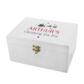 Personalised Christmas Eve White Wooden Box