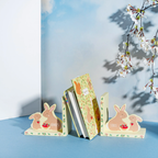 Personalised Bunny Rabbit Wooden Bookends