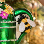 Green Watering Can Christmas Bauble