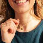 Personalised Mini Padlock Necklace