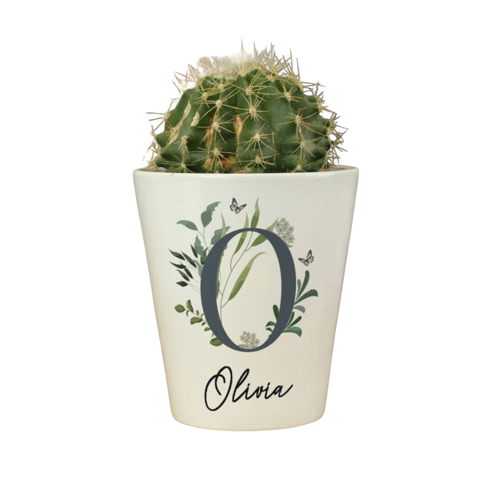 Personalised Botanical Initial Planter