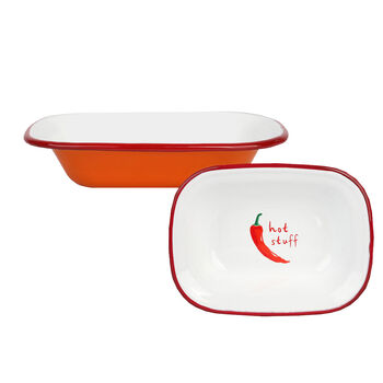 Hot Stuff Chilli Enamel Dish