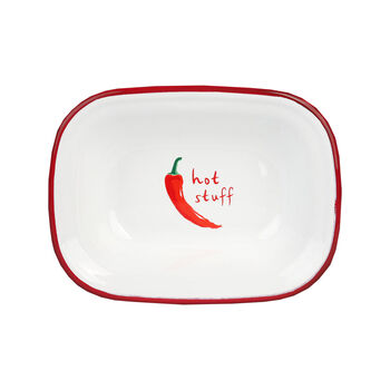 Hot Stuff Chilli Enamel Dish