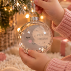 Baby's First Christmas Moon and Stars Bauble