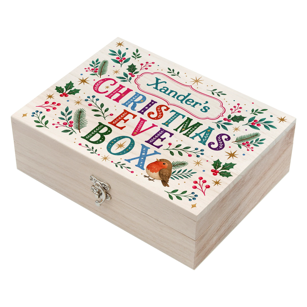 Personalised Winter Botanicals Christmas Eve Box