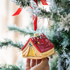Personalised Tent Christmas Bauble