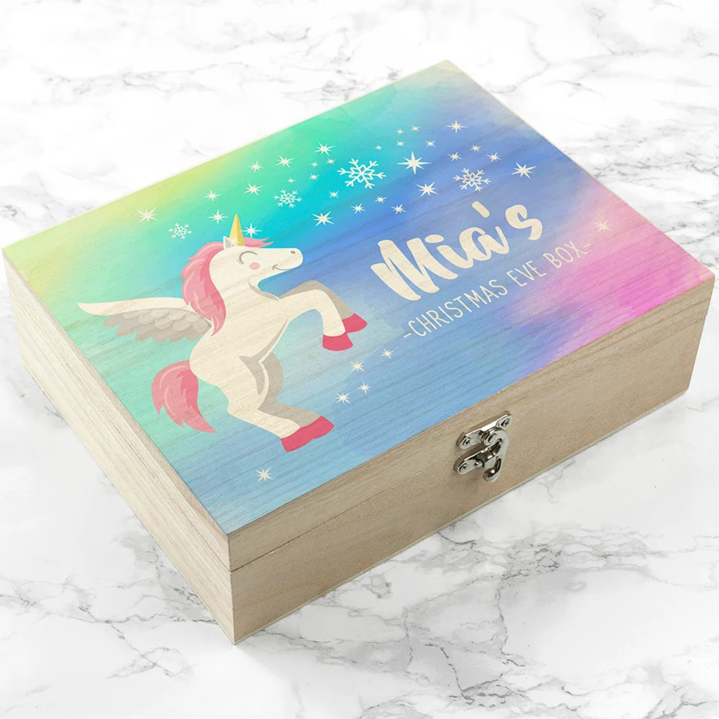 Personalised Baby Unicorn Christmas Eve Box