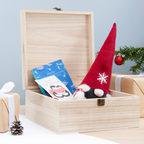 Personalised Festive Patchwork Christmas Eve Box