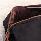Monogrammed Luxury Waxed Canvas Holdall