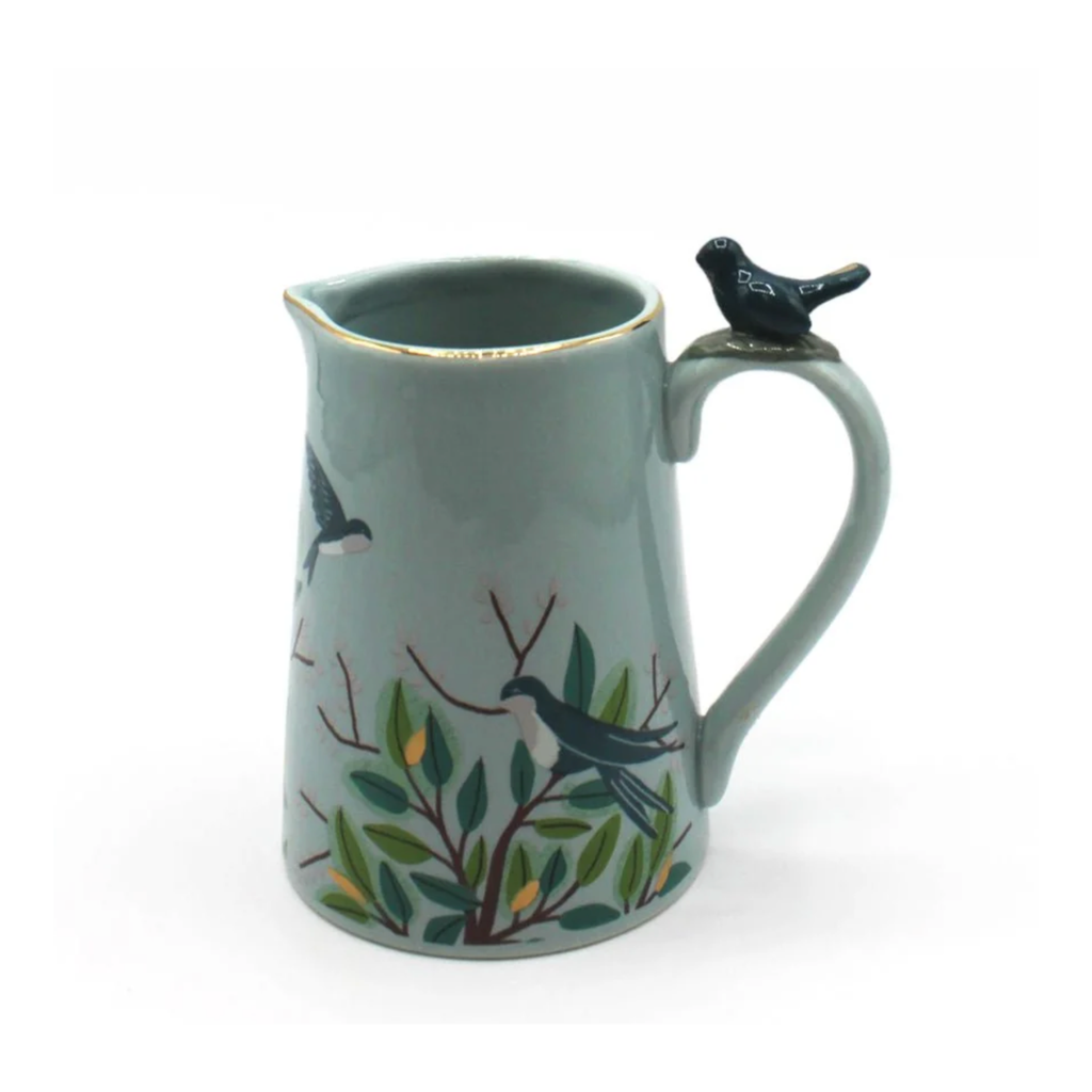 Secret Garden Bird Milk Jug